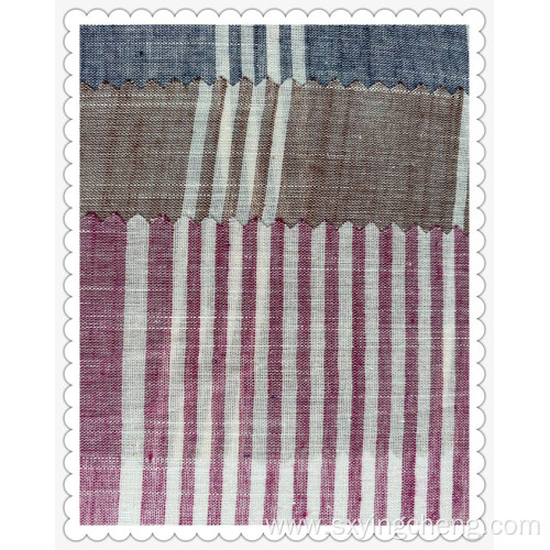 All Cotton Wide Stripe Fabric